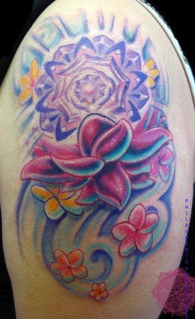 Looking for unique  Tattoos? Lotus and mandala tattoo